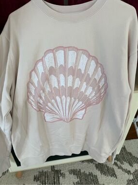 Living Fully Co Seashell Sweatshirt